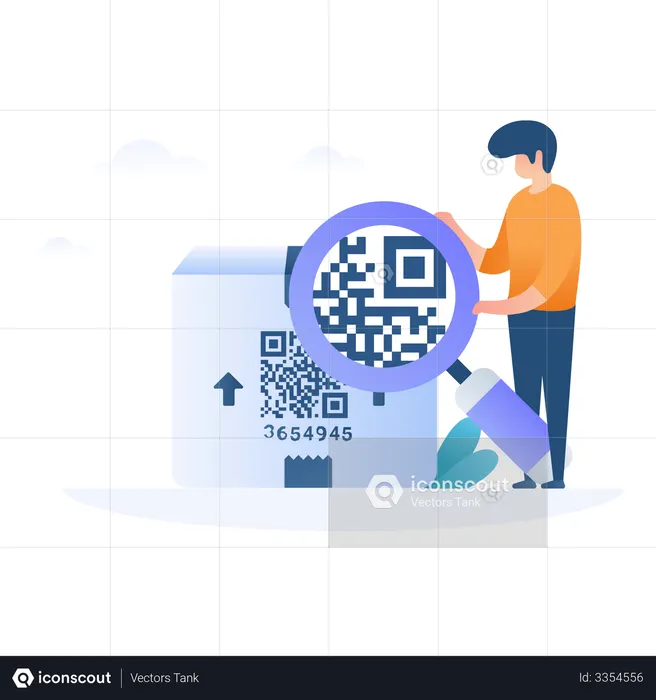Código de rastreamento  Ilustração