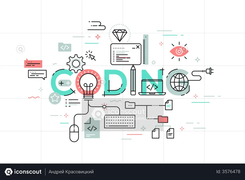 Coding  Illustration