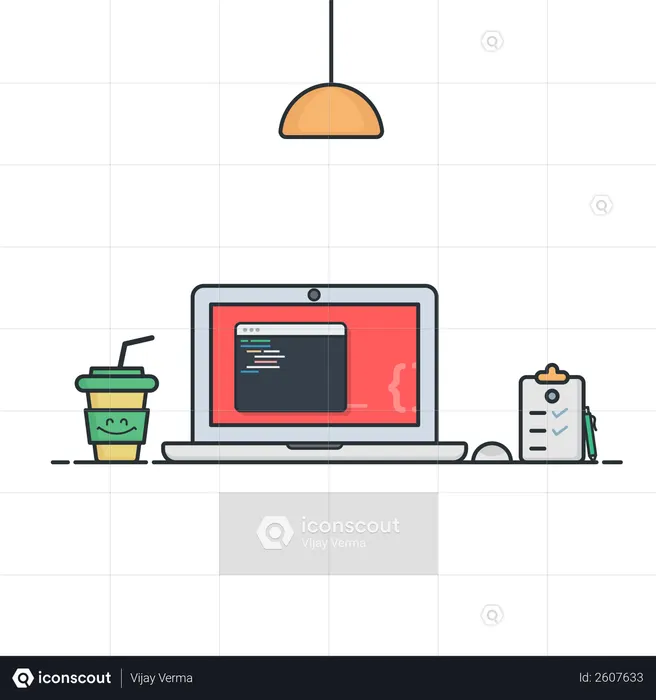 Coding  Illustration