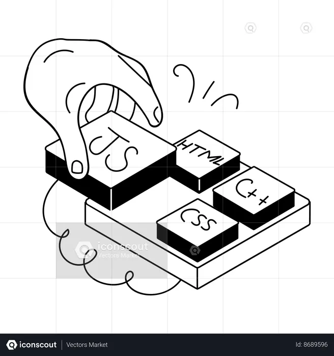 Coding Languages  Illustration