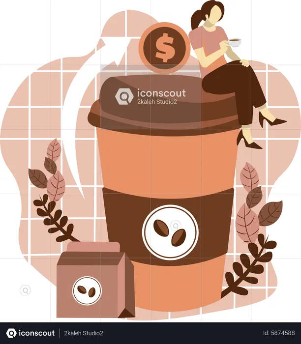 Coffee Cup  Illustration