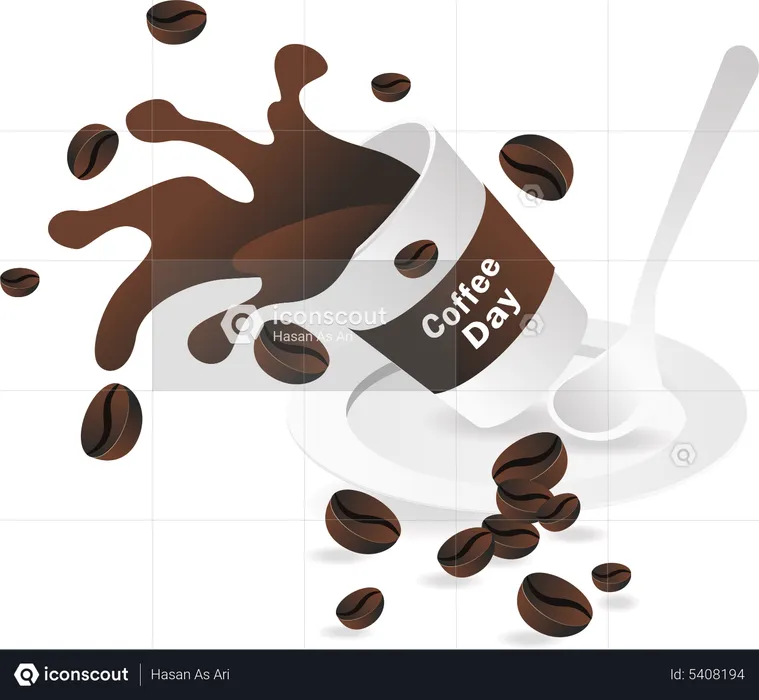 Coffee day  Illustration