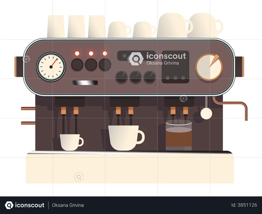 Coffee machine  Illustration