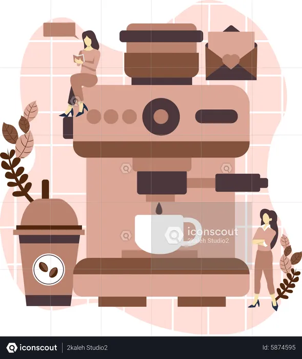 Coffee Machine  Illustration