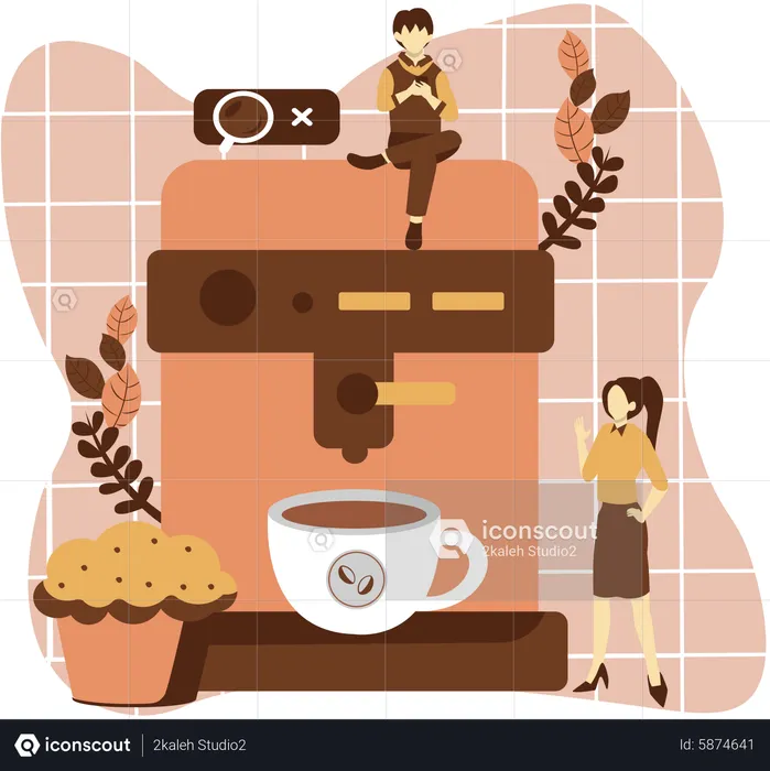 Coffee Maker  Illustration