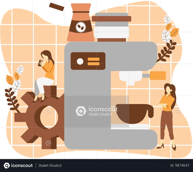 Coffee Maker  Illustration