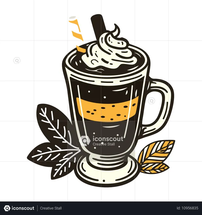 コーヒーモカ  イラスト