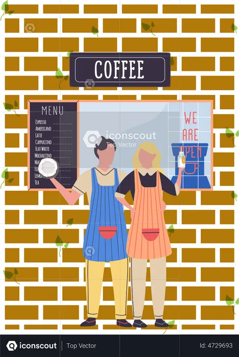Coffee shop  Illustration