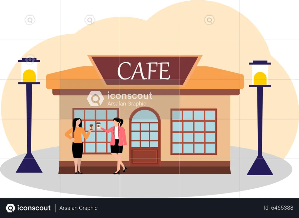 Coffee Shop  Illustration