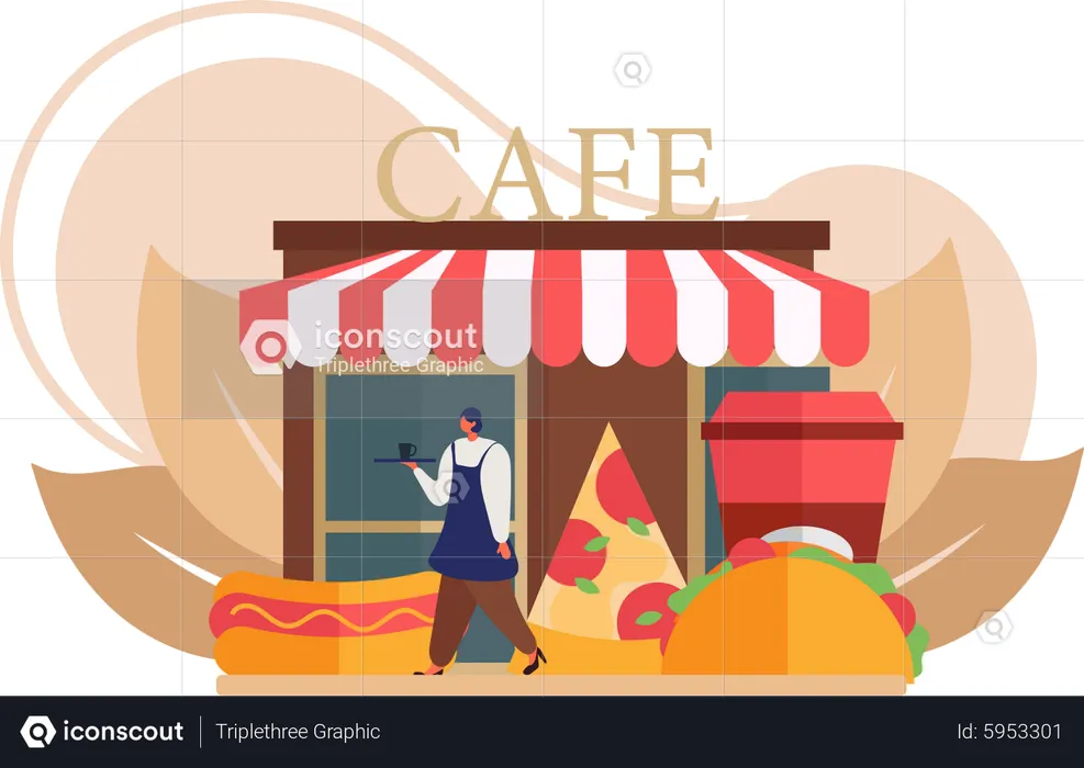 Coffee Shop  Illustration