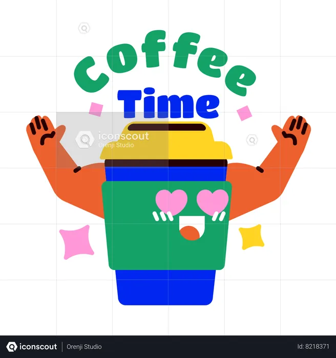 Coffee time  Illustration
