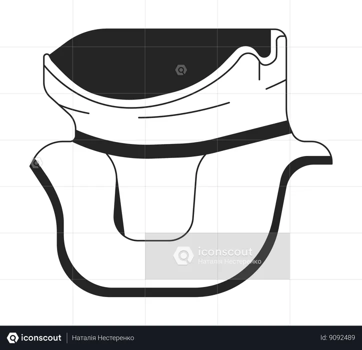 Collar cervical  Ilustración