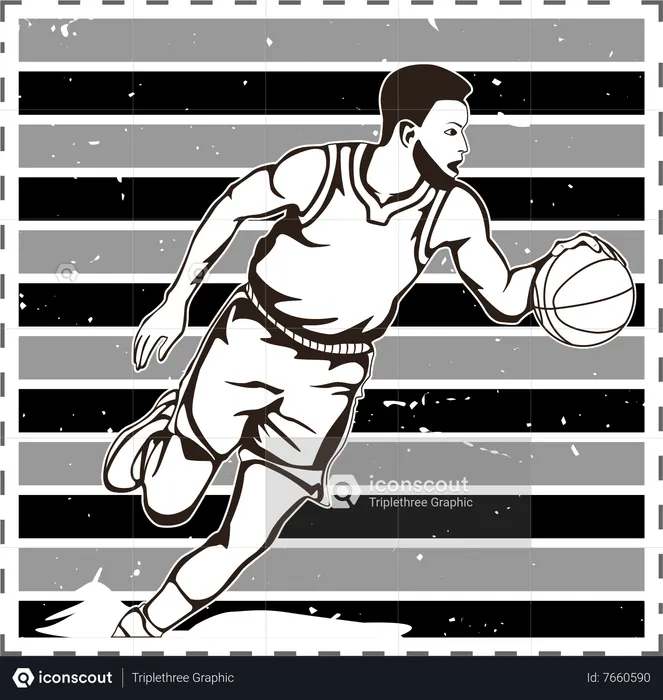 College Basketball League  Illustration