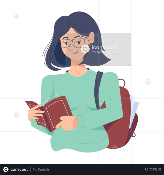 College Student  Illustration