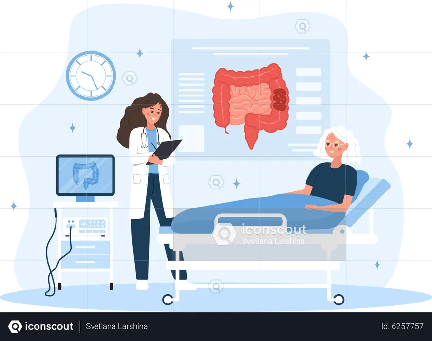 Colonoscopy  Illustration