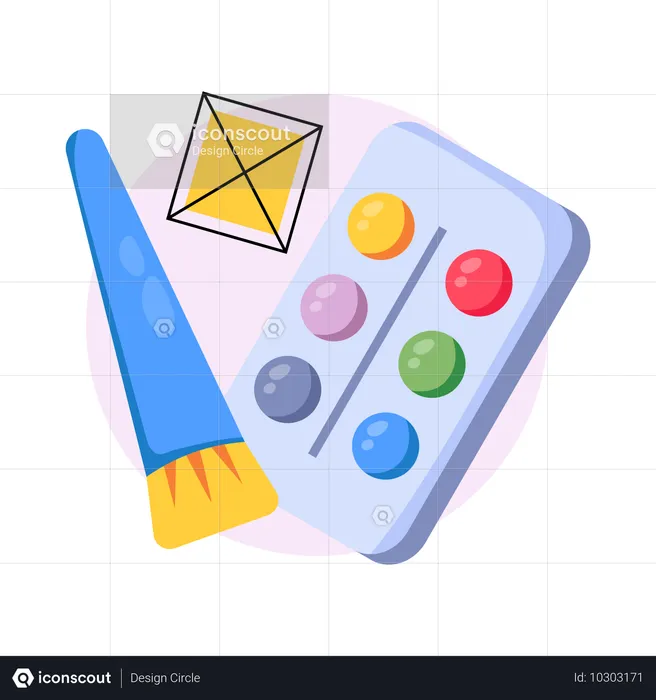 Combinación de paleta de colores  Illustration