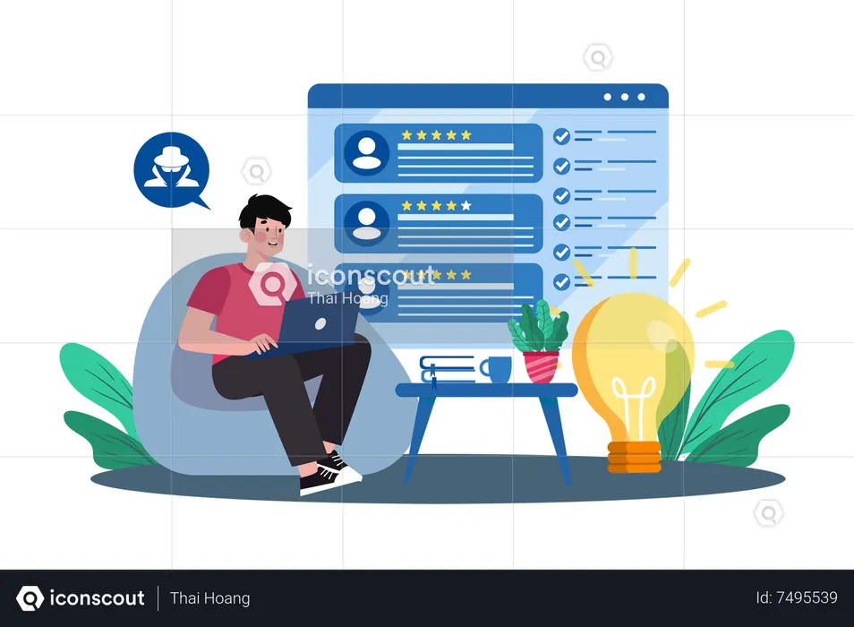 Comentarios de los clientes  Ilustración