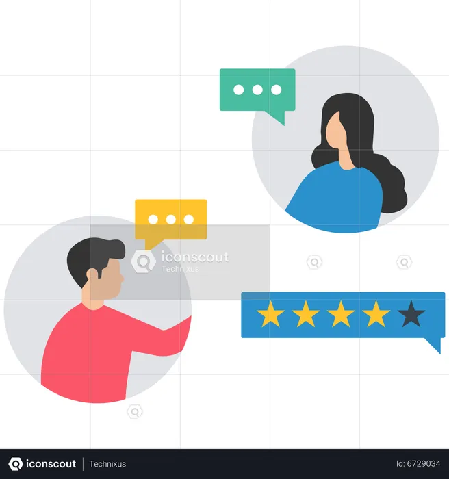 Commentaires des clients  Illustration