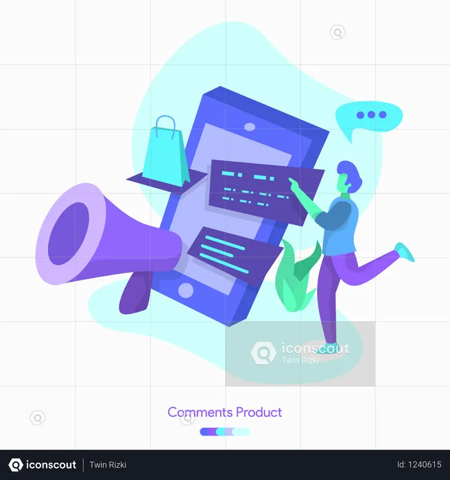 Comments product  Illustration