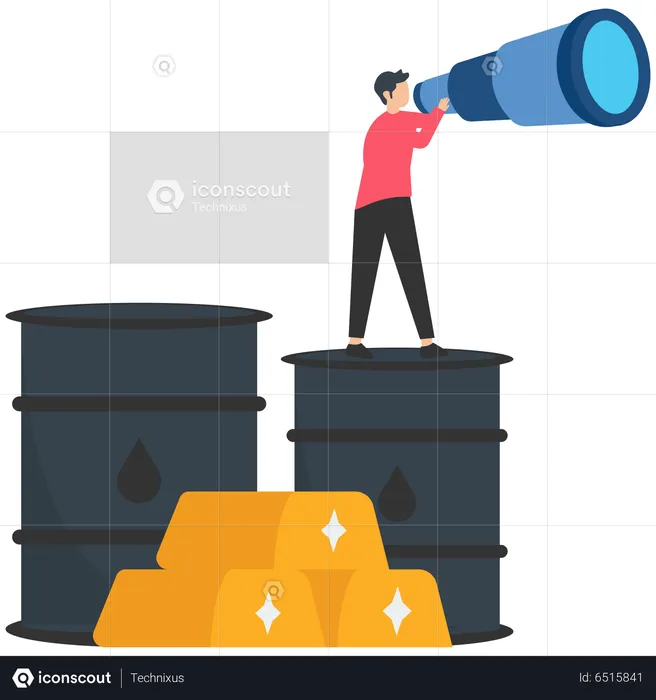 Commodities price for trading and investment  Illustration