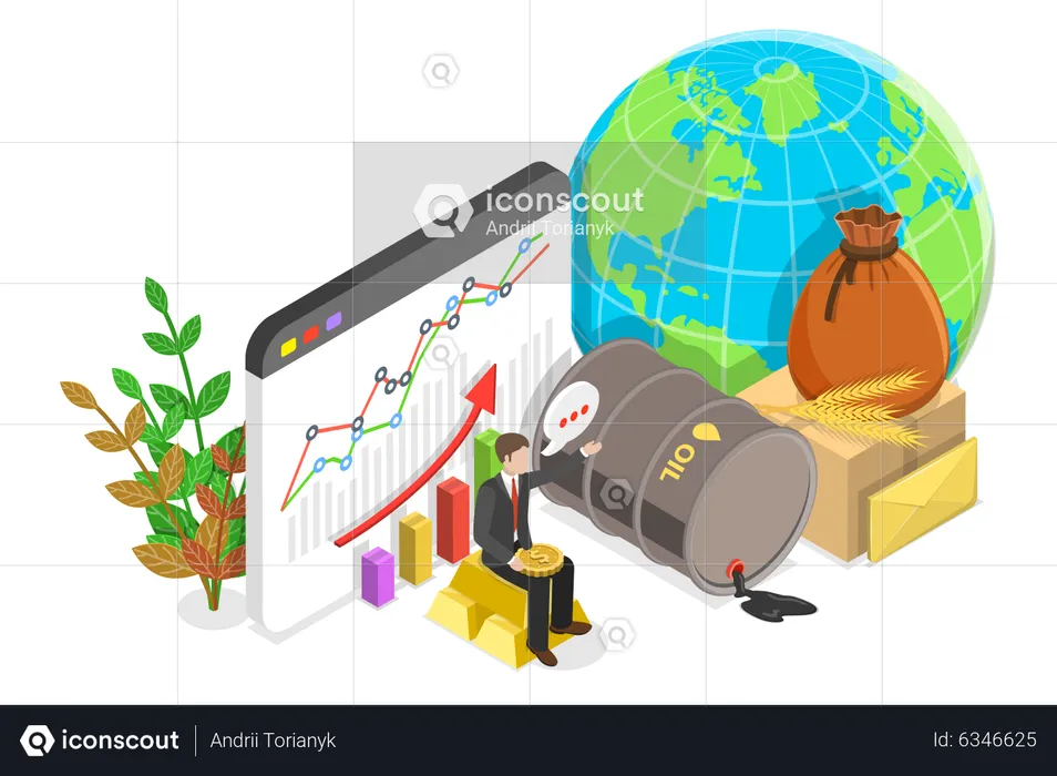 Commodity Market  Illustration