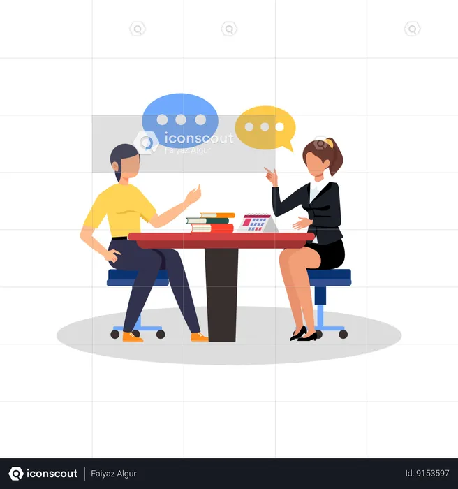 Communication d'entreprise  Illustration