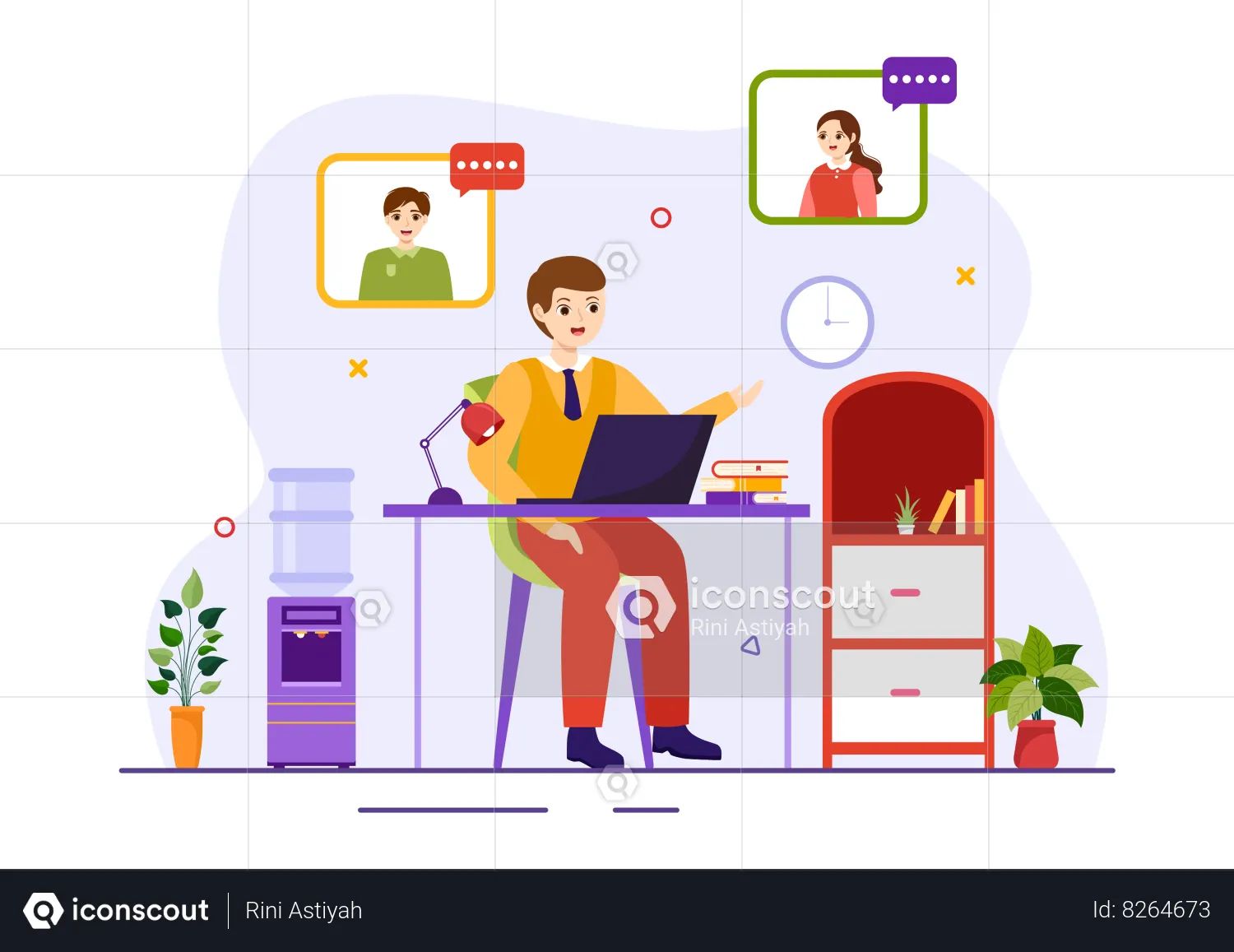 Communication Problems Illustration - Free Download Network ...