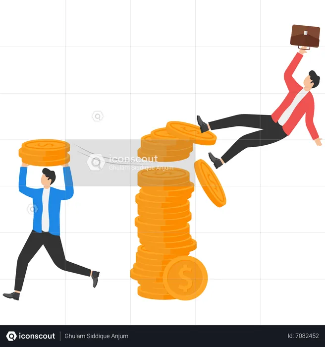 Company financial problems  Illustration