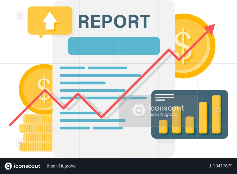 Company growth analysis  Illustration