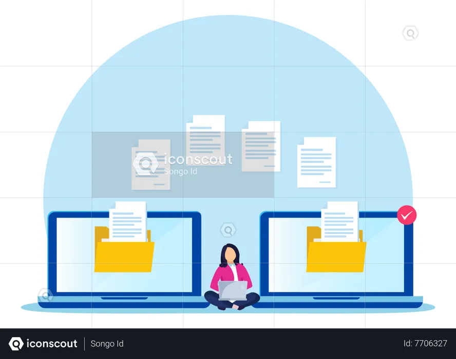 Compartir documentos  Ilustración