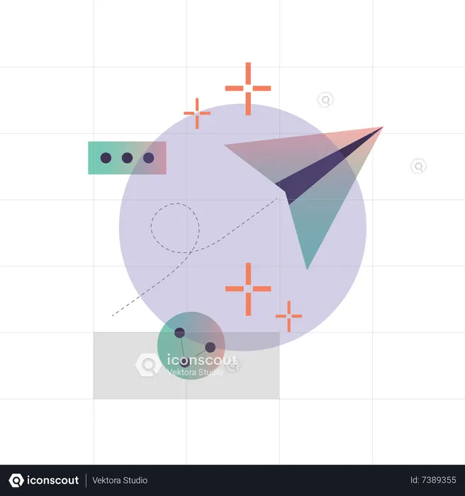 Compartir redes sociales  Ilustración