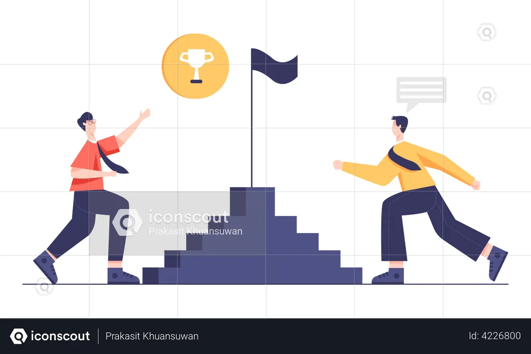 Competencia empresarial  Ilustración
