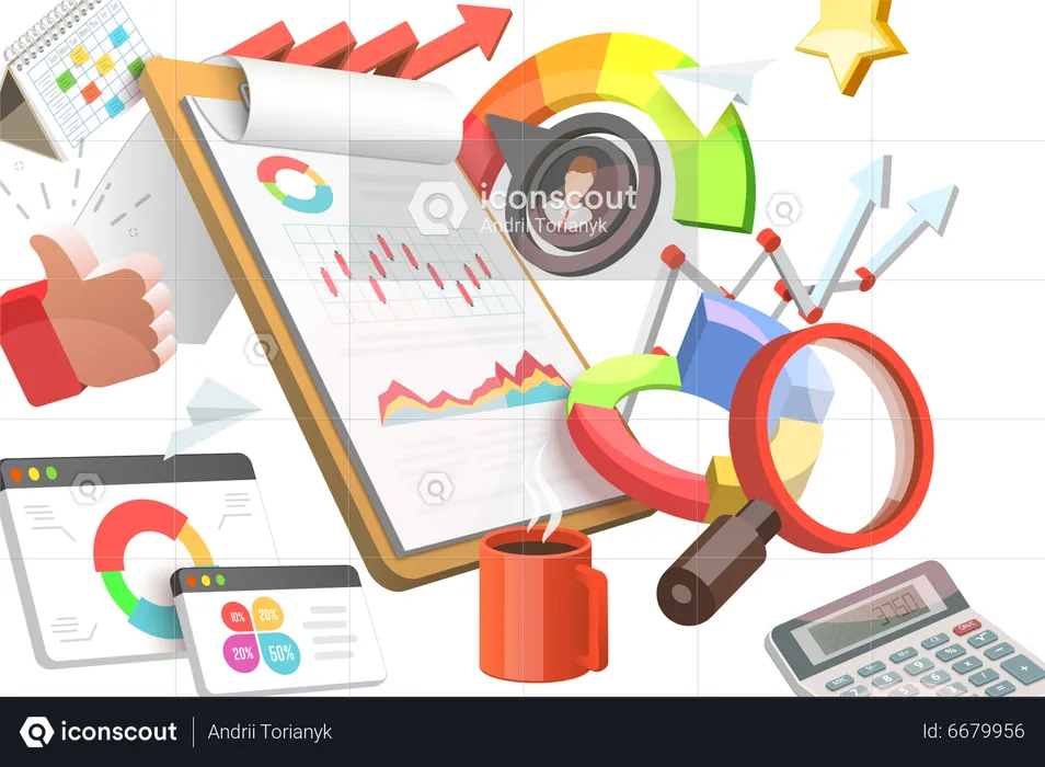 Competitor Analysis Tool  Illustration