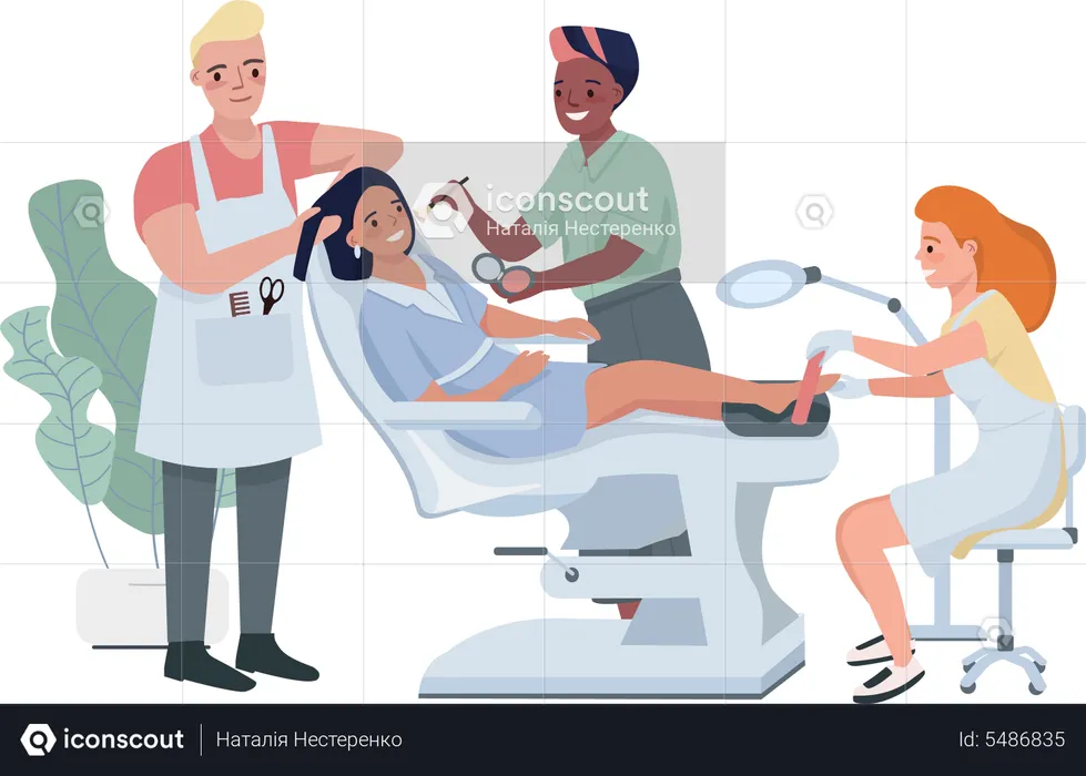 Complex beauty care  Illustration