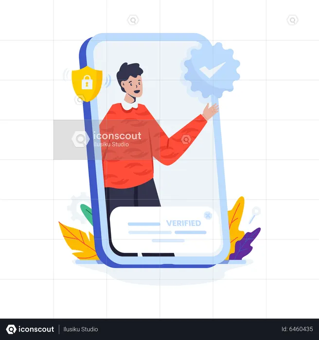 Compte vérifié  Illustration