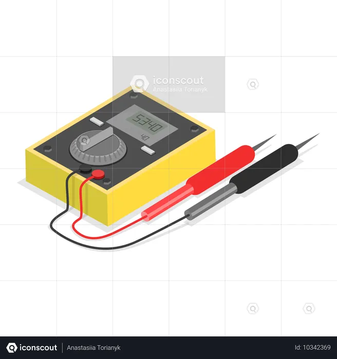 Compteur électrique  Illustration