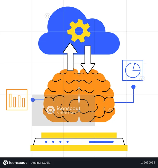 Computação em nuvem  Ilustração