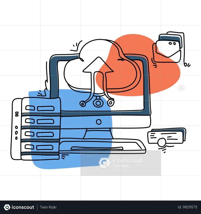 Computación en la nube  Ilustración