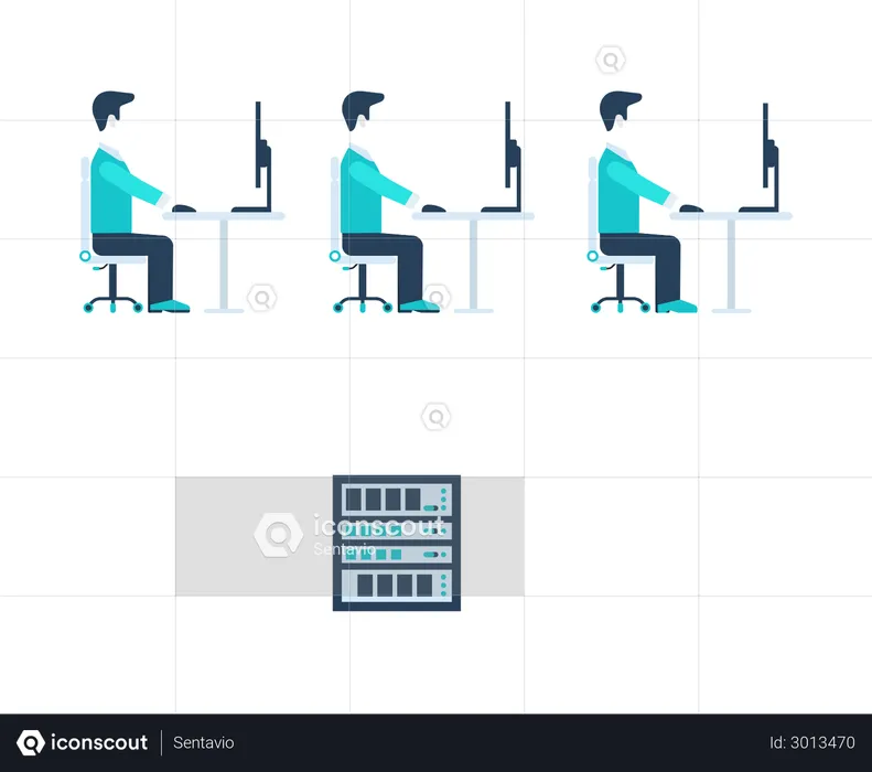 Computación en la nube  Ilustración