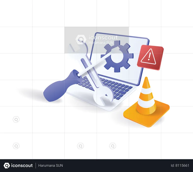 Computer application web maintenance improvements  Illustration