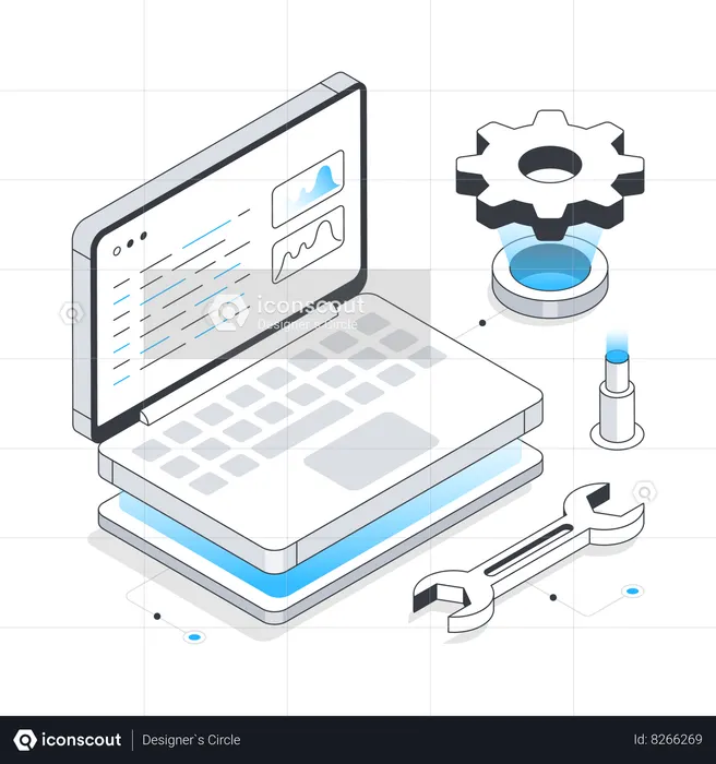 Computer Programming  Illustration