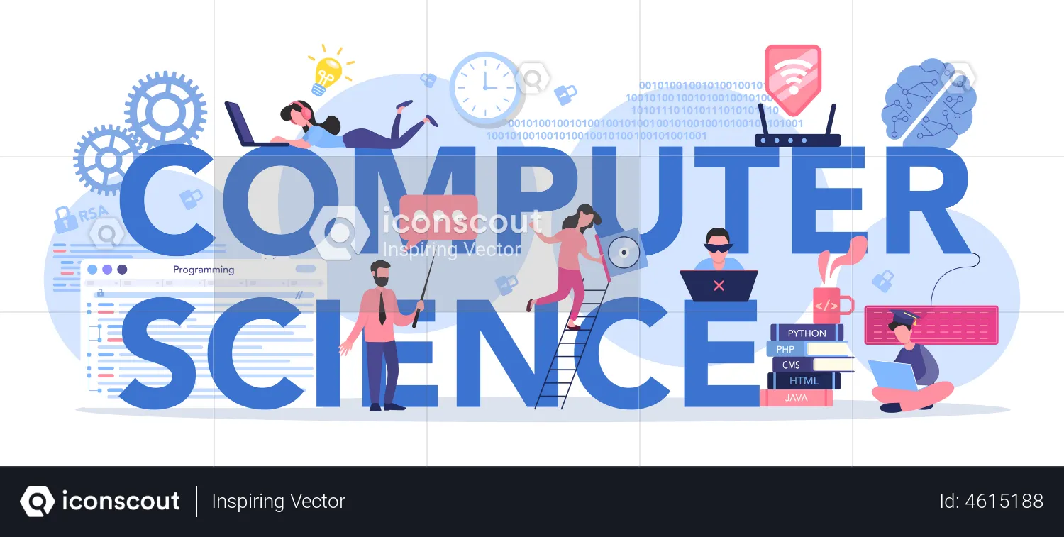 Computer Science Illustration - Free Download Design & Development ...