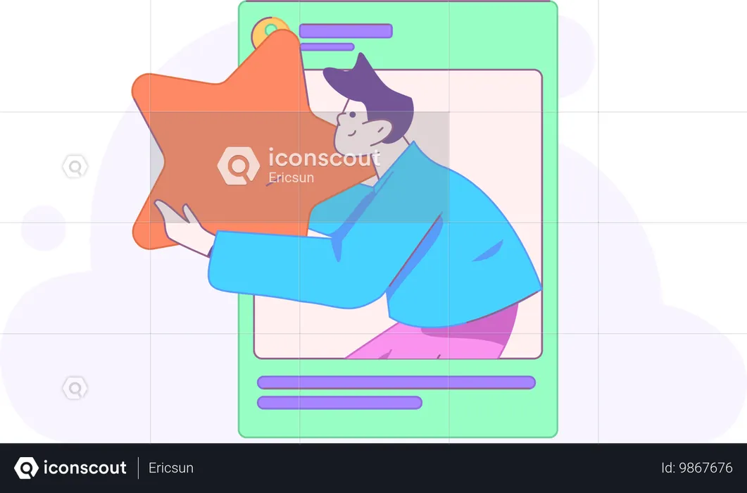 Comunicación en redes sociales  Ilustración