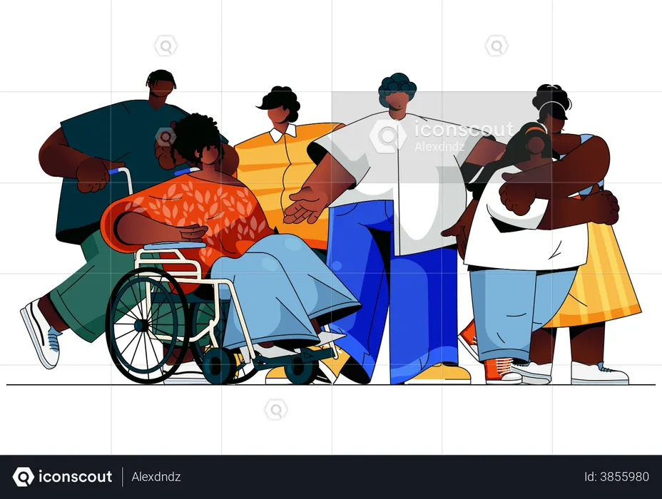Comunidade negra  Ilustração