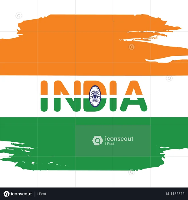 Concepto del Día de la República India  Ilustración