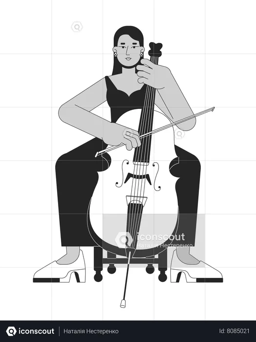 Violoncelle de concert  Illustration