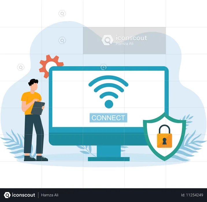 Conexión Wi-Fi restaurada por el sistema  Ilustración