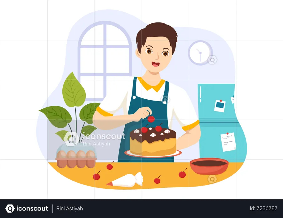 Confectionery Chef  Illustration