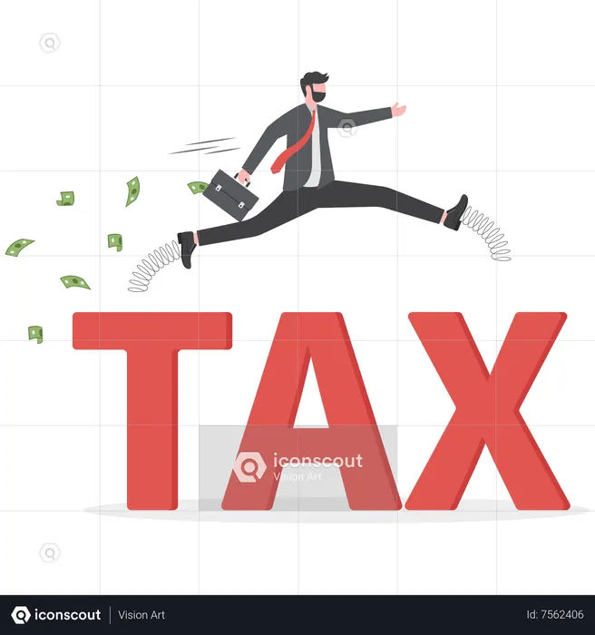 Best Confidence businessman holding money briefcase pole vault jump