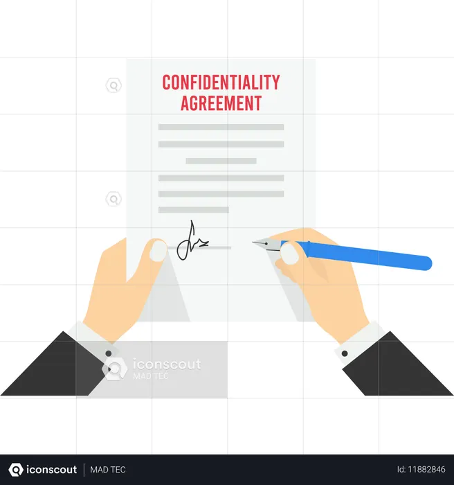 Confidentiality agreement  Illustration